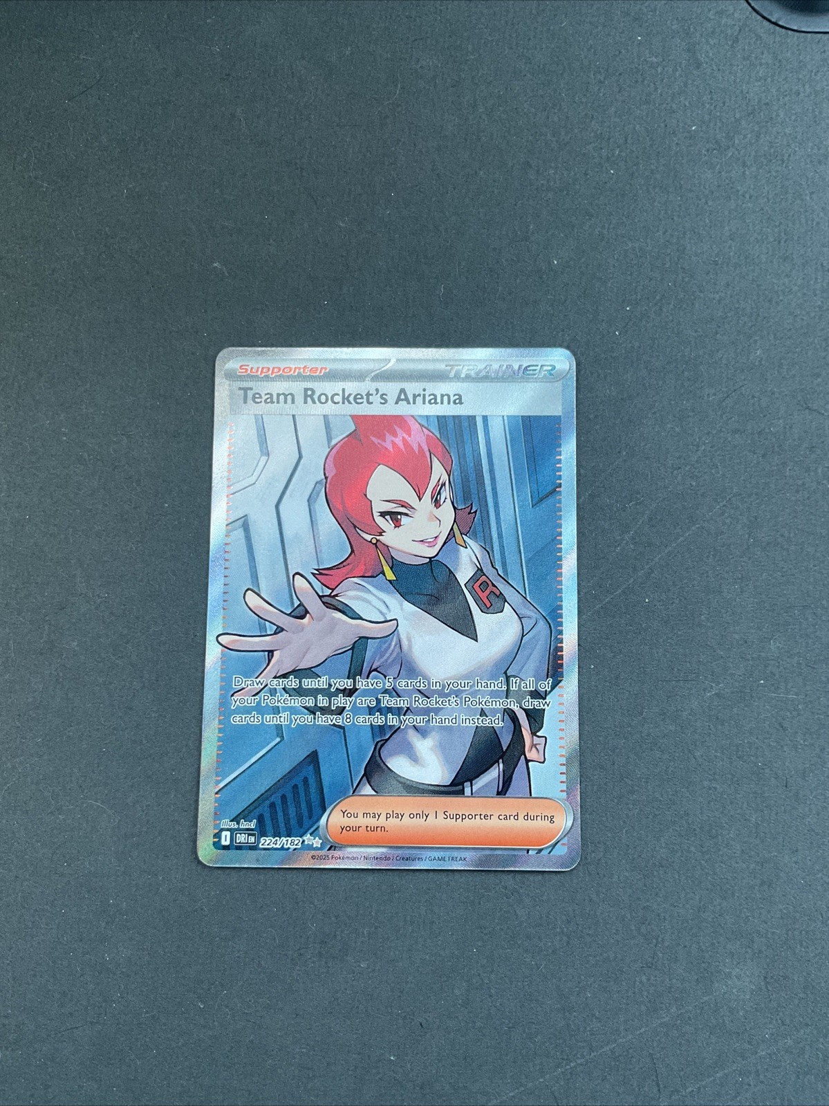 Pokémon TCG Team Rockets Ariana Ultra Rare 224/182