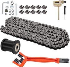 35 Roller Mini Bike Chain, 140 Links Mini Bike Chain with Chain Breaker, Chain C