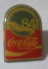 Louisiana World Expo 1984 Coca-Cola lapel pin