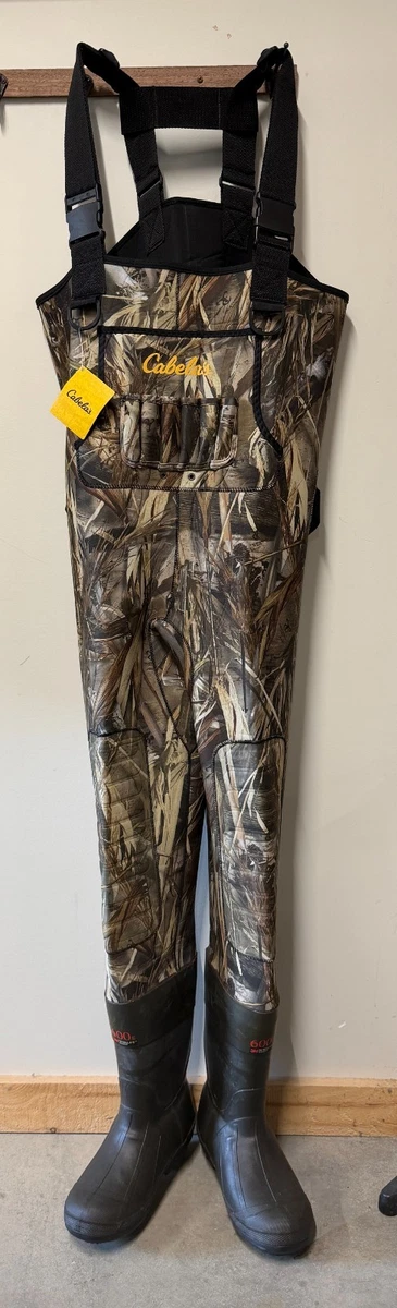 Cabela\'s Bog Boot Hip Waders Realtree Max4 Camo Men\'s 9 Steel Shank Hunting New Cabela main image 3
