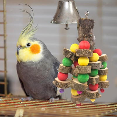 Großer Papagei Kau spielzeug für Vogel Ara Afrikanisch Grau Kakadu Budgies