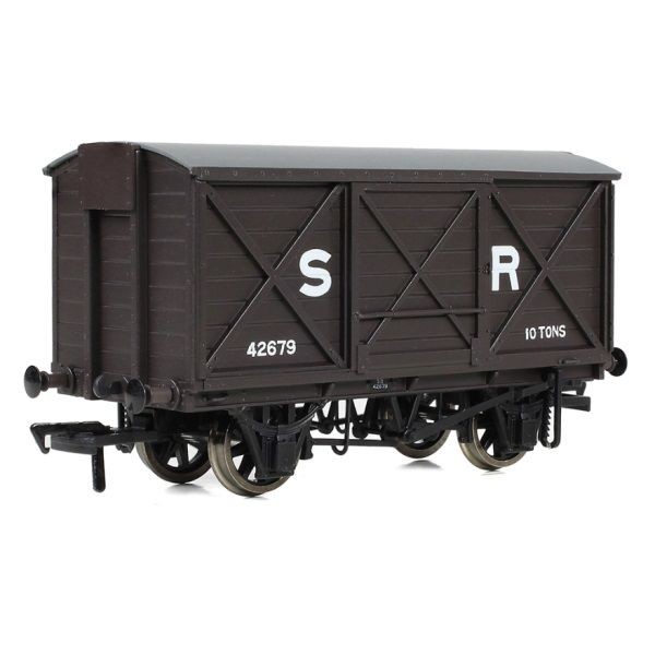 EFE Rail E87053 LSWR 10T Ventilated Van SR Brown Early OO Gauge