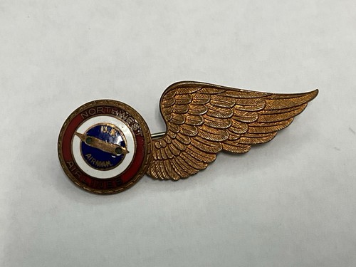Northwest Airlines Flight Attendant Wings Pin KR315 - Bild 3 von 7