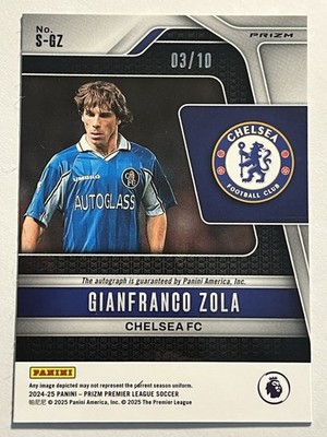 2024-25 Panini Prizm Premier League Gianfranco Zola CHOICE GOLD