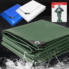 Abdeckplane Plane mit Ösen Holzplane Gewebeplane Bootsplane Garten Holz Schutz