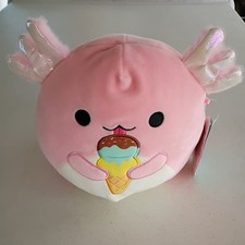 2023 Squishmallows Pink Archie Plush Ice Cream Cone Kelly Toy Jazwares