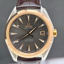 OMEGA Seamaster Aqua Terra - 231.23.42.21.06.001 - 18K Sedan Gold Bezel- FullSet
