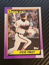 1990 Topps - Steve Finley #349 Baltimore Orioles 
