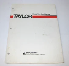 Taylor Maintenance Manual TEC950L