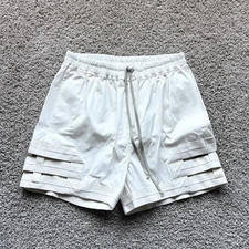 NEW Rick Owens Elastic Spartan Boxer Shorts in Milk White Mens Size 40 US 32