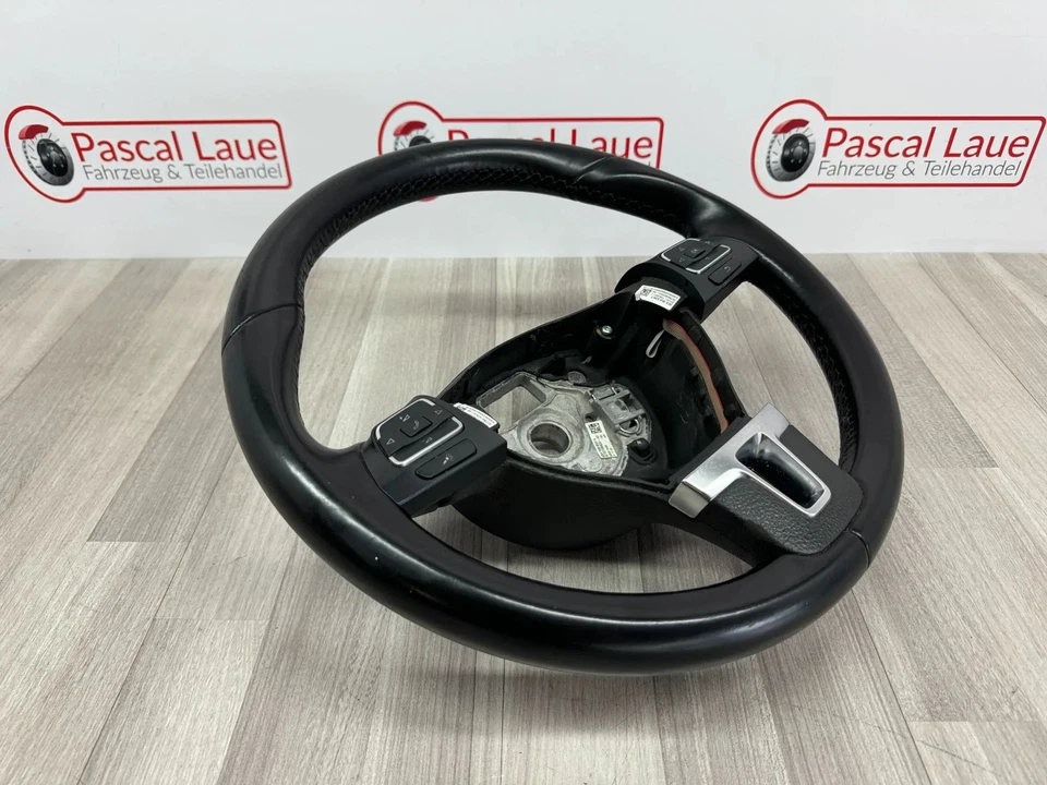 VW Passat CC 3C B7 Leder Lenkrad DSG Schaltwippen Multifunktion 3C8419091BD E74 - Bild 2 von 4