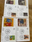 France beautiful SILK 71 different FDC covers from 1993 complete year