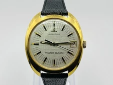 1970s JLC Jaeger LeCoultre 38mm Master Quartz 23304-51 Wristwatch Running