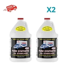 (2 PACK) Lucas Oil 10131 Pure Synthetic Oil Stabilizer - 1 Gallon