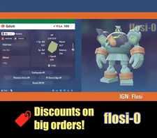 6IV Shiny Golurk Pokemon Legends ZA (Legends Z-A)