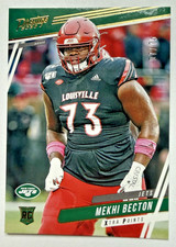 MEKHI BECTON 2020 Panini Prestige Xtra Points Gold RC /75 NY Jets ROOKIE CARD. rookie card picture