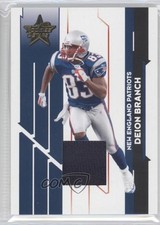2006 Leaf Rookies & Stars Materials Deion Branch #63 0a1