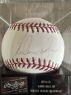 Nolan Ryan Signed Official MLB Baseball Autograph w/ Display Case Rangers HOF