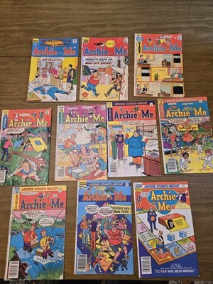 Archie & Me Comic Lot (10) Bronze Age 1970s-80s Vintage Archie Comics
