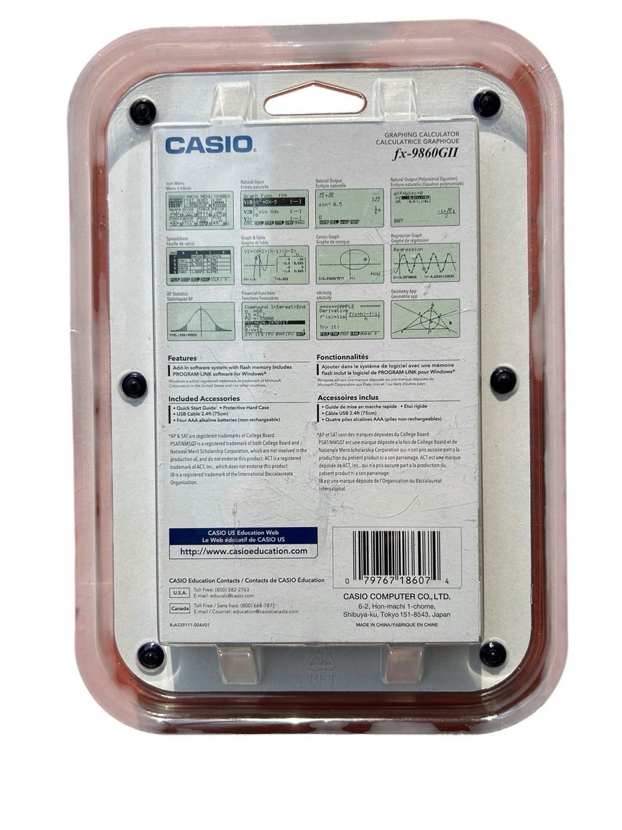 Casio FX-9860GII Graphing Calculator for sale online | eBay