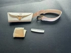 VINTAGE BARBIE DOLL FASHION #968 ROMAN HOLIDAY hankie belt purse and comb