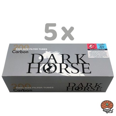 Dark Horse Carbon Filterhülsen King Size (5x 200 Stück)