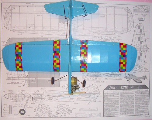 Jetco SHARK 15 PLAN to Build a Full Flaps 36" Profile UC Stunt Model Airplane - Picture 2 of 6