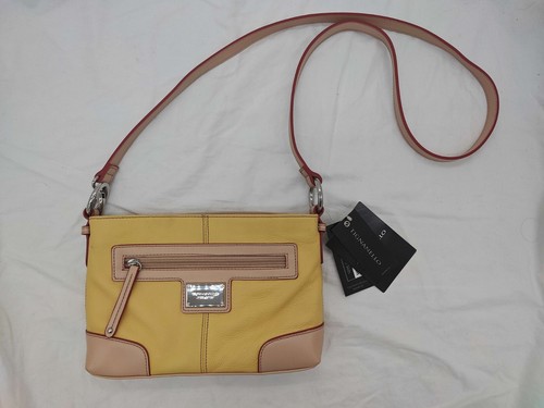 Tignanello Sunrise Convertible Crossbody Shoulder Bag Purse RFID Lined Butter