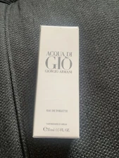 Giorgio Armani Acqua Di Gio Eau De Toilette TRAVEL Spray 0.5oz/15ml NIB Sealed
