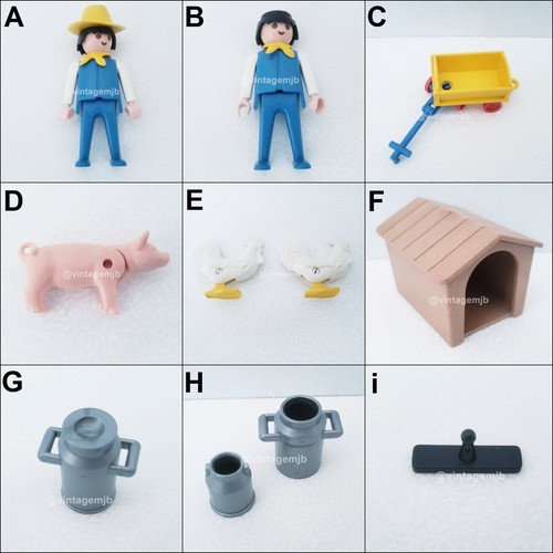 Playmobil Vintage 3556 : La Ferme - Jouet D'occasion Années 80/90