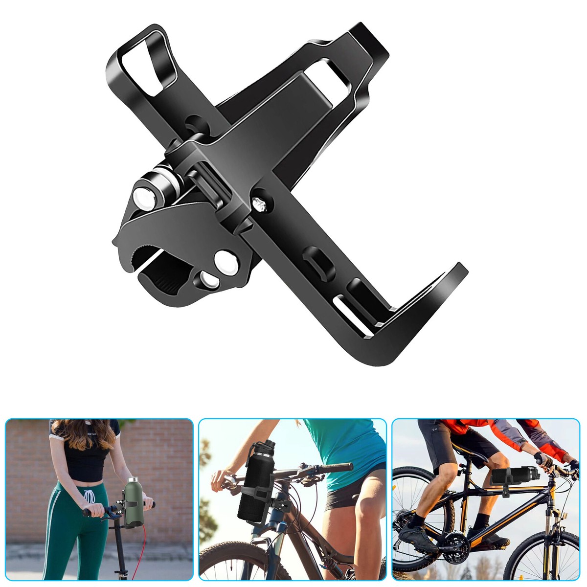 Bike Cup Bottle Holder Cycling Beverage Water Cage Mount Drink