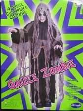 Child's Gauze Zombie Halloween Costume Size Large, 12-14 NEW UNUSED