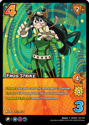 1X-Frog Strike - 1st Edition-MHA06-Jet Burn-Universus