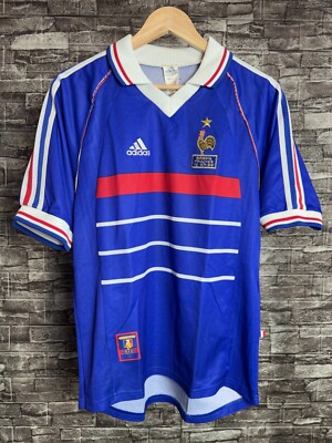 FRANCE 1998 World Cup FINAL vs Brazil Authentic Football Jersey