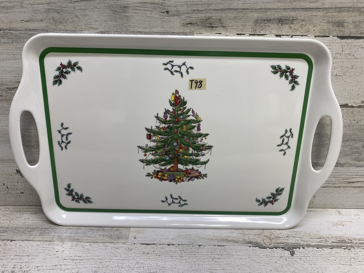 Spode Christmas Tree Pimpernel Melamine Serving Tray 19”x 13