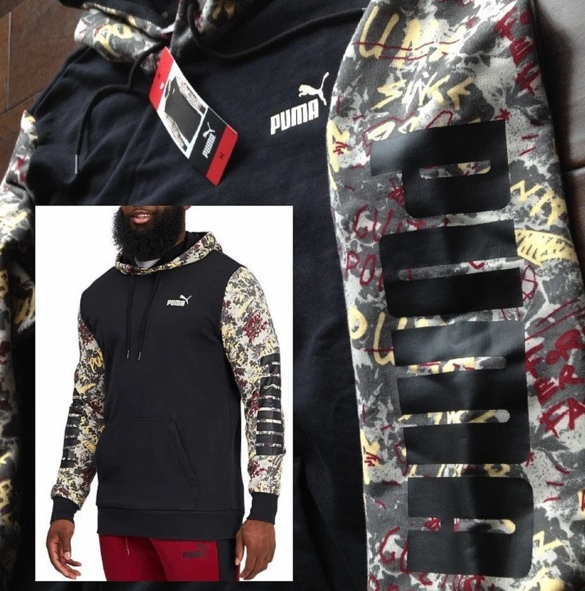 Puma camo hoodie sale