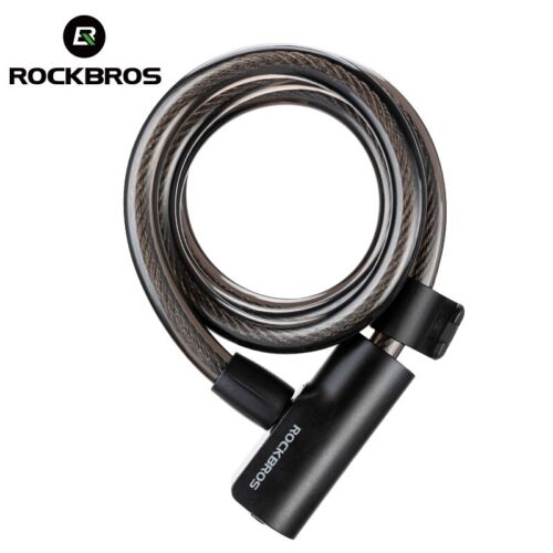 ROCKBROS MTB Bike Cable Lock Cycling Security Anti-Theft Bicycle Lock 2 Keys - Picture 12 of 12