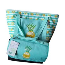 Picnic Time Oniva Tote Cooler Bag W/ Matching Blanket Tote Outdoor Blanket