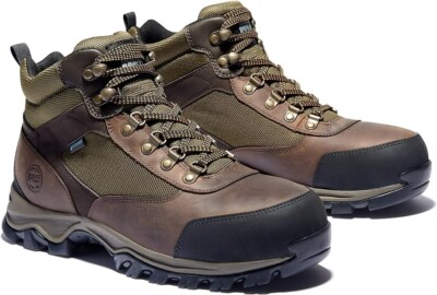 Timberland Pro Mens Keele Ridge Brown Waterproof Work Boots  display picture 1