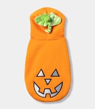 Hyde And Eek Reflective Jack O'Lantern Pumpkin Hoodie, Extra Small Up To 10 lb
