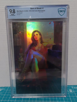 Born of Blood 1 Tiago de Silva Virgin Foil Cover CBCS 9.8