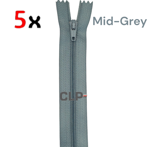 Cerniere Nylon N.3 Fine Chiusa 6" - 24" Multi 24 colori a scelta 5 cerniere per confezione - Foto 12 di 47