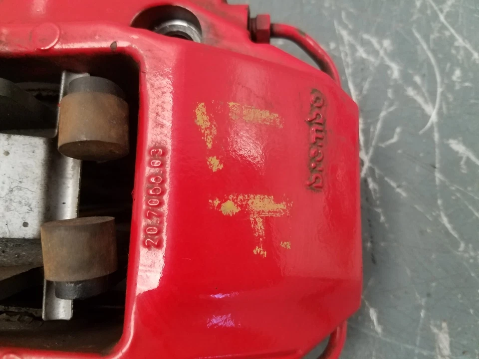 2006 Porsche Cayman S 987 Brembo красный тормоз суппорт комплект #3317 P1 - Изображение 3 из 4