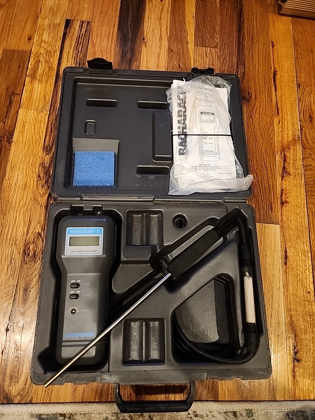 Bacharach Monoxor II Electronic Gas Analyzer Ppm Carbon Dioxide