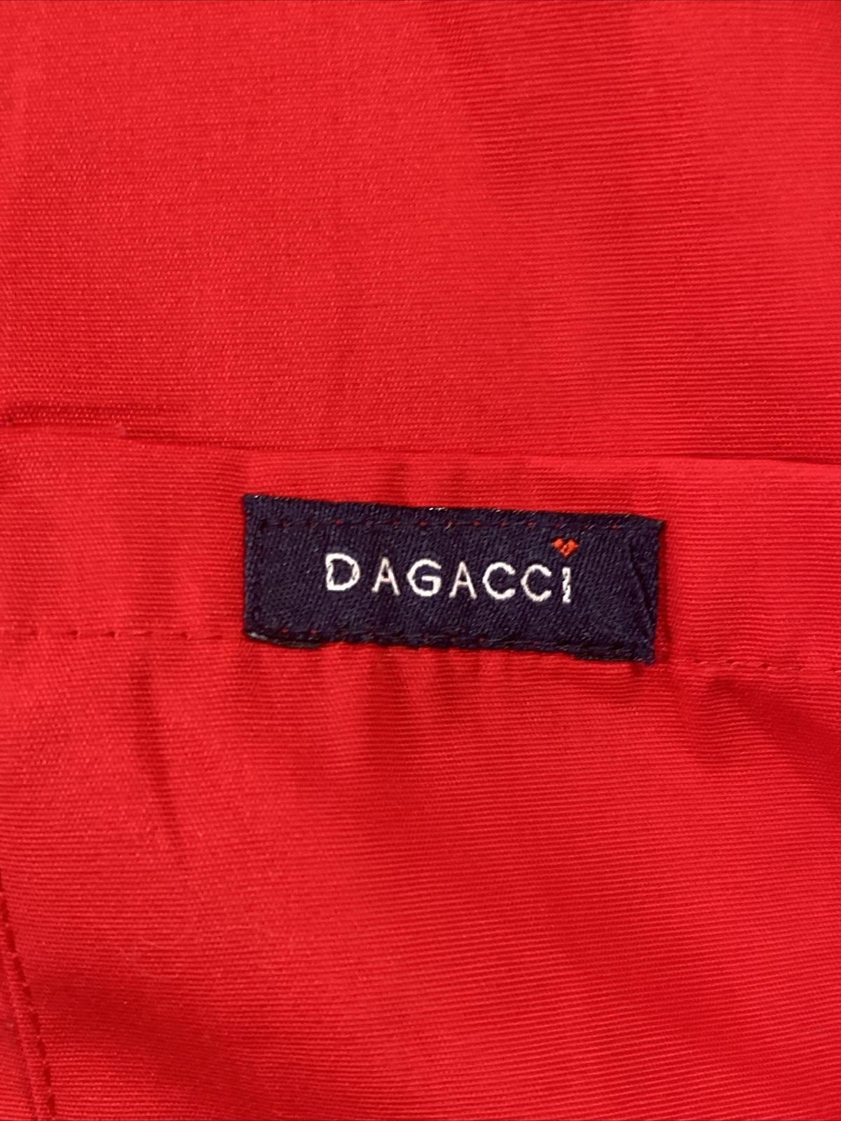Dagacci Scrub Top Womens Medium Red Solid  Pocket… - image 5