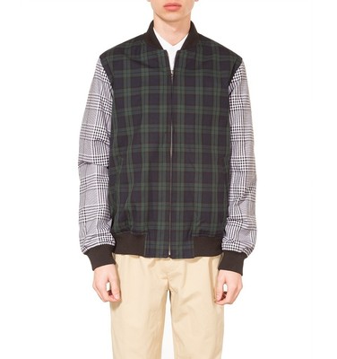 supreme plaid bomber jacket