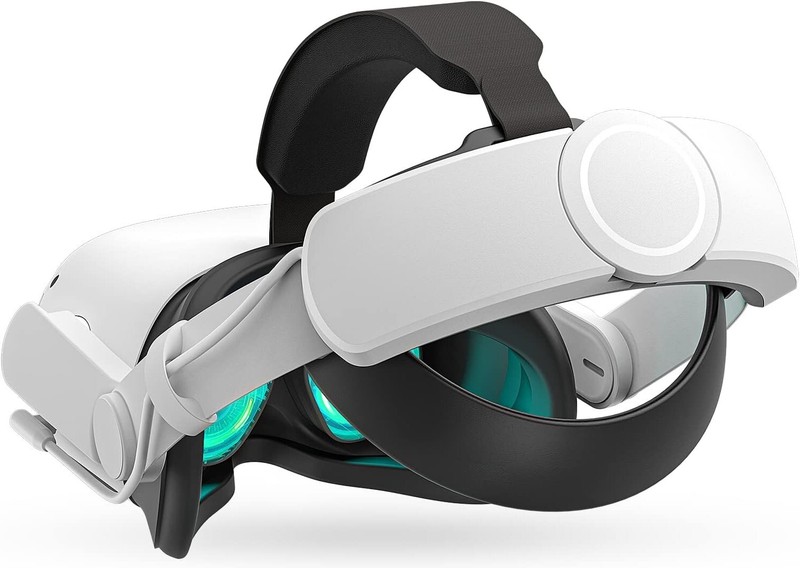 VR Headset Strap Replacement 6000mAh Battery for Meta Oculus Quest 2 Headset UK