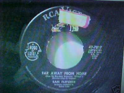 SAM FLETCHER 45 RPM 47-7817 TALL HOPE / FAR AWAY FROM HOME RCA VERY GOOD++