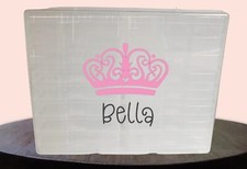 Personalized Custom Photo Storage Box Baby Milestone Memory Photo Bin Organizer