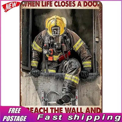 Metal Breach The Wall Tin Sign Rectangular Iron Painting Wall Home Decor20x30cm